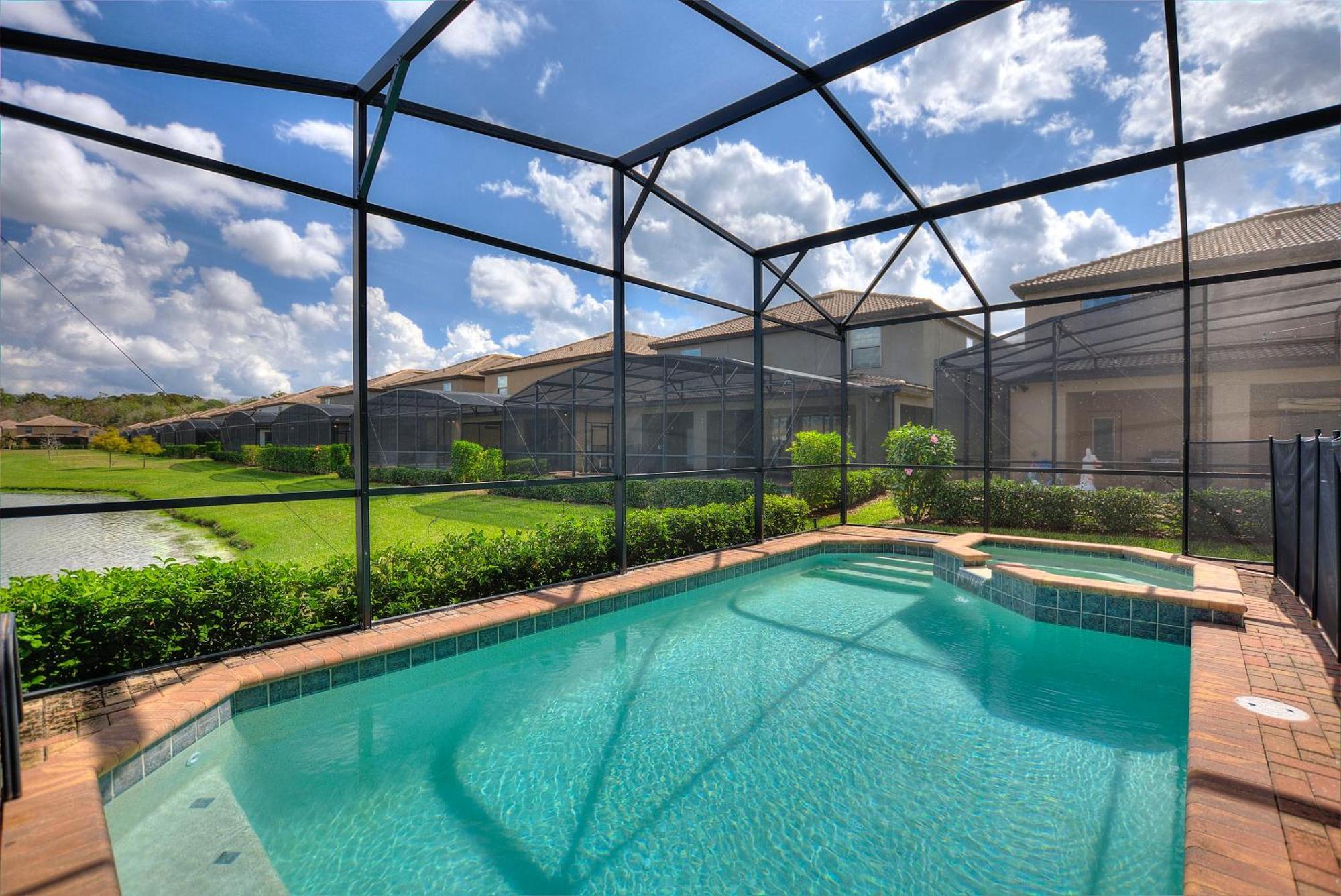 Stylish Cozy Family Getaway With Private Pool And Lake View 키시미 외부 사진
