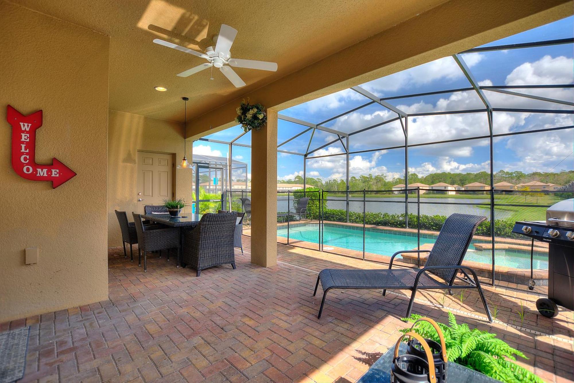 Stylish Cozy Family Getaway With Private Pool And Lake View 키시미 외부 사진